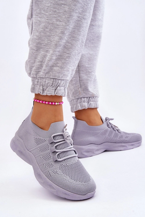 Wsuwane Damskie Buty Sportowe Szare Ellison
