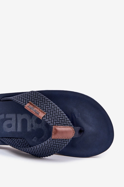 Klapki Japonki Męskie WRANGLER ZANE FLIPFLOP MEN LOW 20251044.24H Granatowe