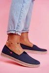 Espadryle Damskie Big Star Slip-on Granatowe FF276024