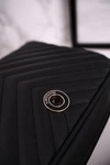 Torebka Listonoszka MONNARI BAG0202-020 Pikowana Czarna