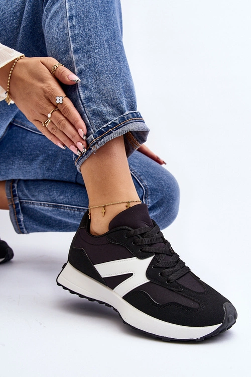 Buty Sportowe Damskie Czarne Chloette
