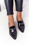Eleganckie Mokasyny S.Barski Premium Lakierowane Czarne