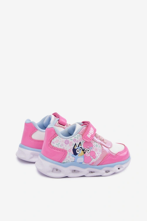 Sneakersy Dla Dziewczynki Bluey Ze Świecącą Podeszwą 8704215 Różowe