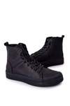 Męskie Wysokie Trampki BIG STAR II174048 Czarne