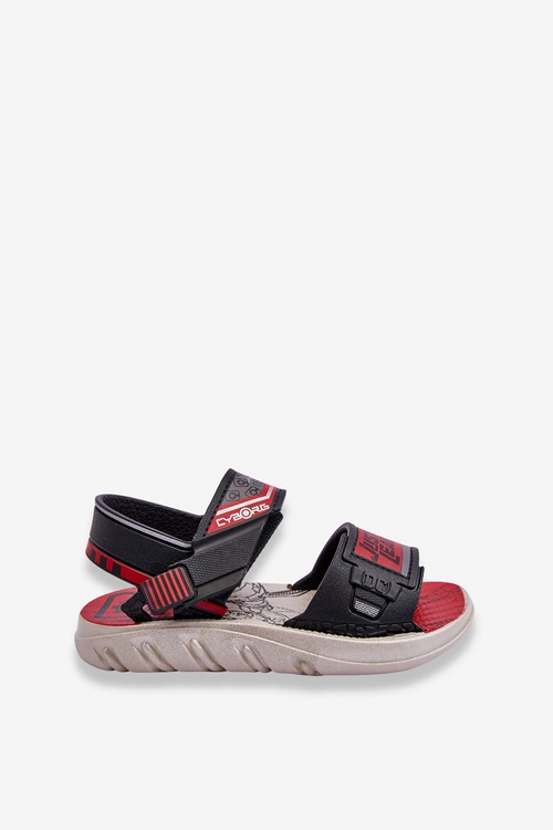 Dziecięce Sandałki Grendene Kids JJ385011 Czarno-Czerwone