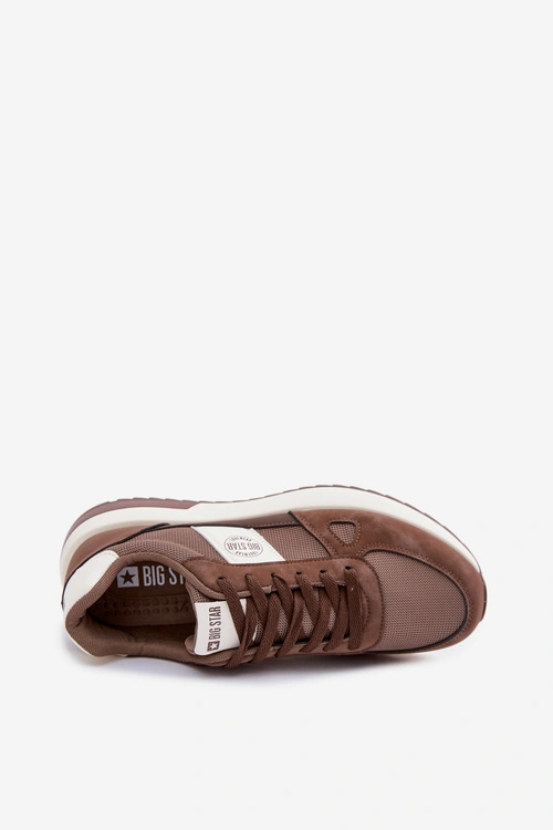 Buty Sportowe Sneakersy Męskie Big Star TT174353 Brązowe