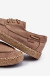 Espadryle Męskie Sznurowane Big Star NN174054 Beżowe