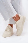 Sneakersy Damskie Big Star RR274A243 HI-POLY SYSTEM Beżowe