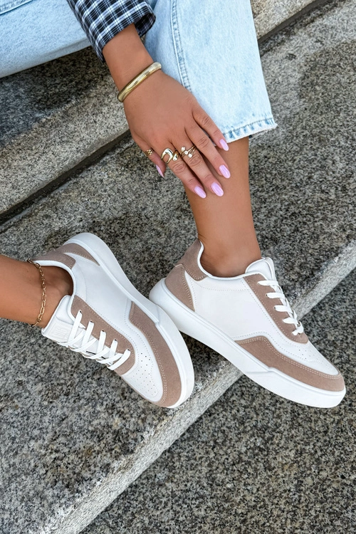 Sneakersy Damskie Big Star UU274275 Beżowe