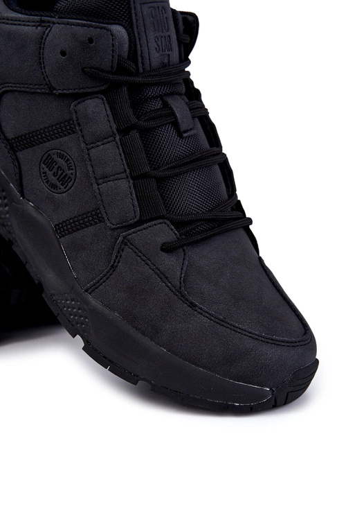 Męskie Sneakersy Buty Sportowe Big Star KK174247 Czarne