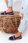 Espadryle Na Plecionej Podeszwie Big Star HH274483 Granatowe