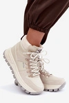 Trapery Damskie Ocieplane Lee Cooper LCJ-26-03-4525 Jasnoszare