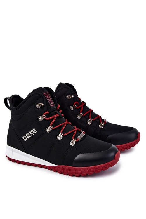 Męskie Buty Trekkingowe Memory Foam Big Star KK174112 Czarne