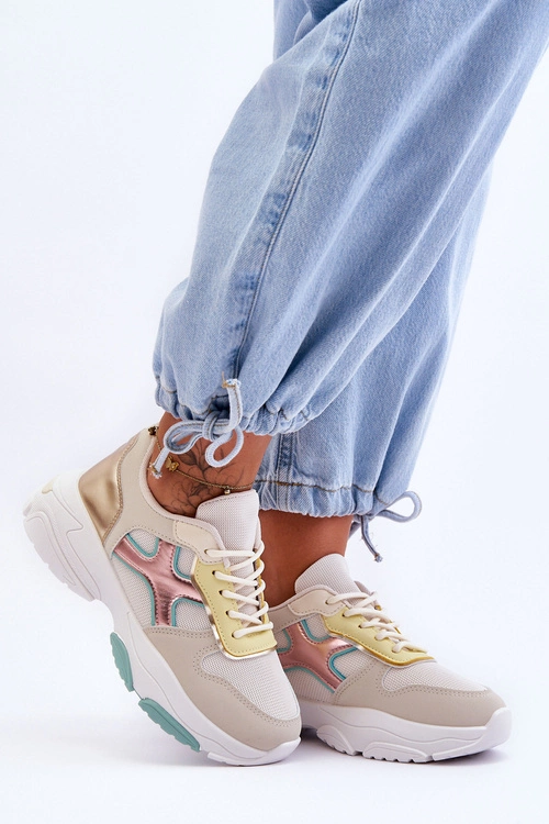 Damskie Sneakersy Sznurowane Multikolorowe Cortes