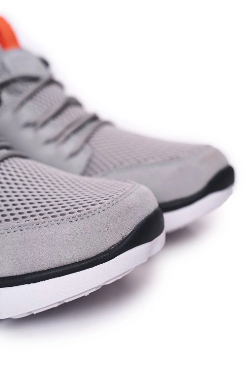 Męskie Sportowe Buty Sneakersy GOE HH1N4028 Szare