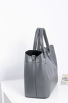 Damska Torebka Shopper Szara + Kosmetyczka
