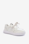 Damskie Sneakersy Eko Skórzane Białe Avanalis