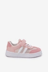 Sneakersy Dziecięce Na Rzep Różowe Sepovia