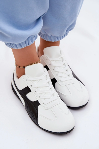 Sneakersy Damskie Białe Maple