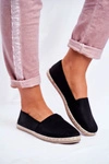 Damskie Espadryle Wsuwane Czarne Lapu Lapu