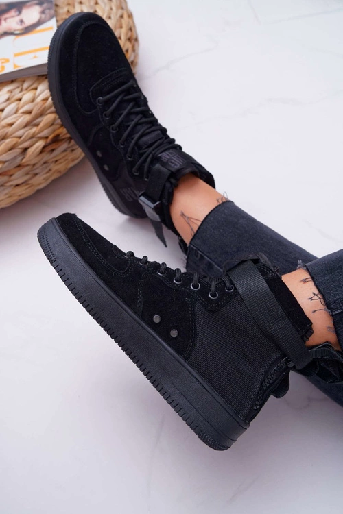 Sneakersy Damskie Trampki Czarne Big Star EE274662