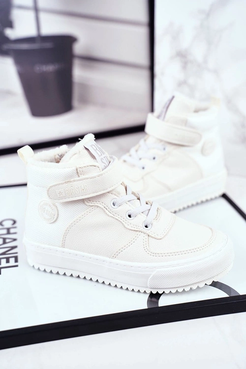 Dziecięce Ocieplane Sportowe Buty Big Star GG374041 Białe
