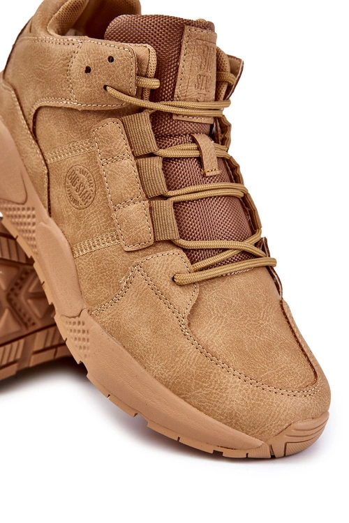 Męskie Sneakersy Buty Sportowe Big Star KK174248 Camel