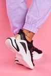 Sportowe Damskie Buty Kolorowe Czarne Pinner