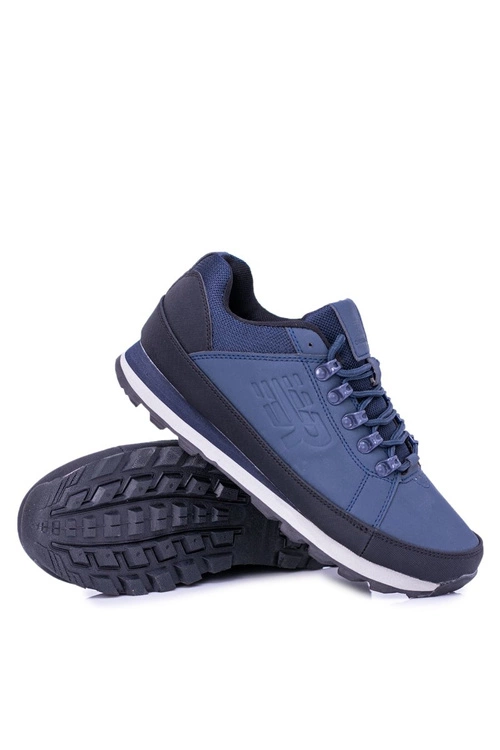 Solidne Męskie Granatowe Buty Trekkingowe Newlans