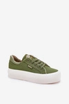 Trampki Damskie Na Platformie Lee Cooper LCW-25-31-3449L Zielone