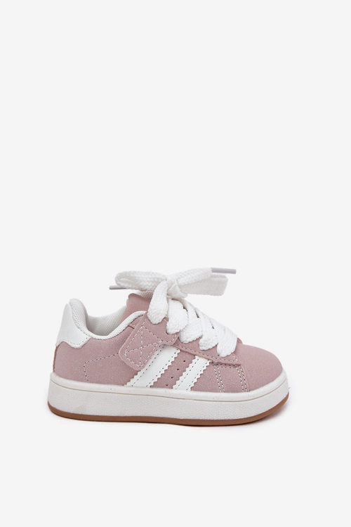 Buty Sportowe Sneakersy Dziecięce Różowe Zerisa