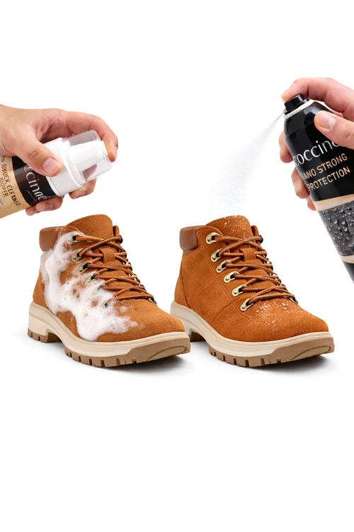 Zestaw Cocciné do czyszczenia i ochrony – Nubuck Cleaner Super + Nano Strong Protection