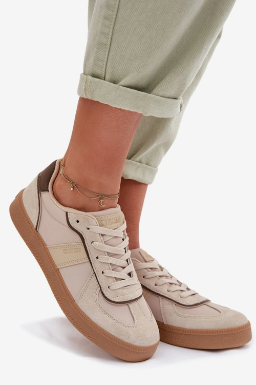 Sneakersy Damskie Big Star TT274174 Beżowe