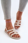 Płaskie Sandały Damskie 83516 Ipanema Style Sandal Fem Beżowe