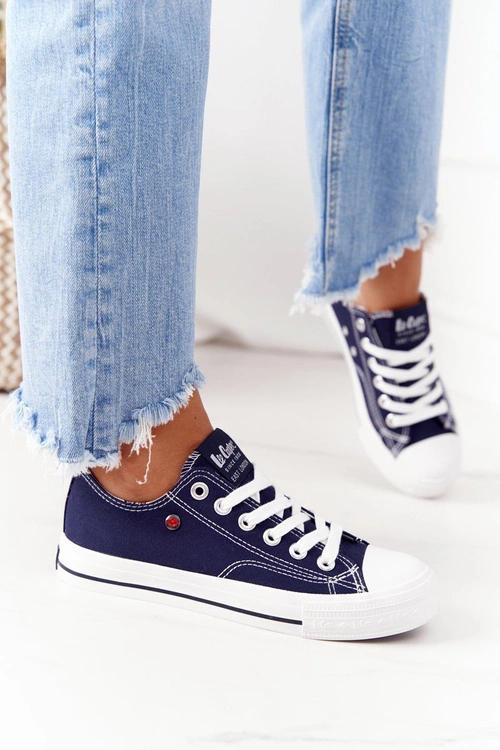 Damskie Trampki Lee Cooper LCW-21-31-0095L Granatowe