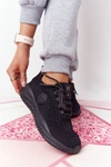 Damskie Sportowe Buty Memory Foam Big Star HH274298 Czarne