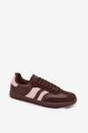 Sneakersy Damskie Czekoladowe Lurea