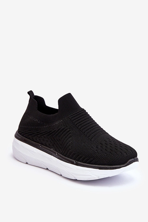 Damskie Wsuwane Buty Sportowe Czarne Ferive