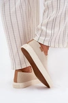 Trampki Damskie Slip-On Big Star RR274721 Beżowe