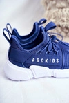 Sportowe Buty Dziecięce Młodzieżowe Granatowe ABCKIDS B012310074