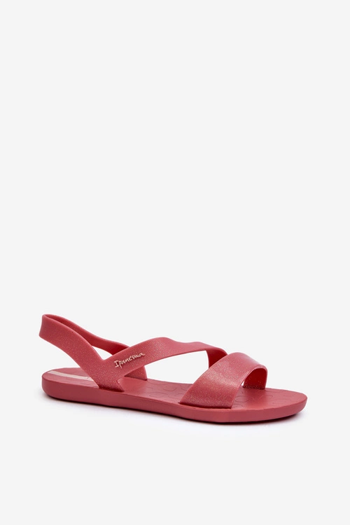 Sandały Damskie Z Brokatem 82429 Ipanema Vibe Sandal Fem Różowe