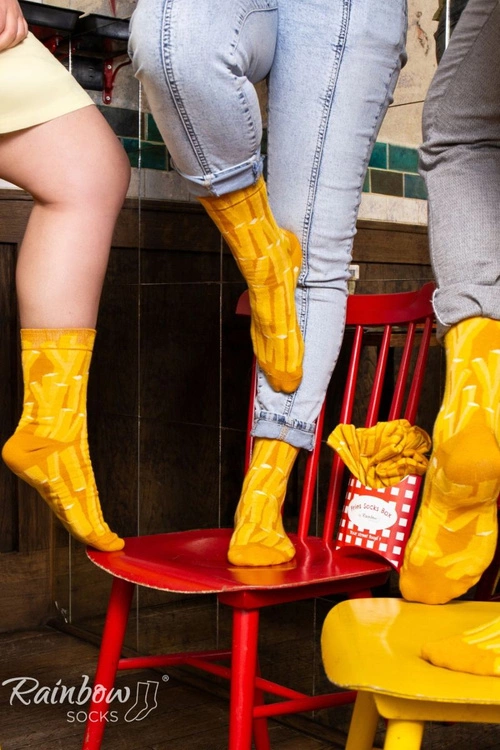Zestaw Skarpetki Rainbow Socks Frytki 2 Pary