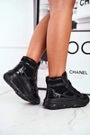 Damskie Sneakersy Śniegowce Czarne Missy