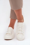 Ocieplane Niskie Trampki Damskie Big Star OO274927 Białe