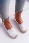 Espadryle Damskie Koronkowe Białe Lovely Haven