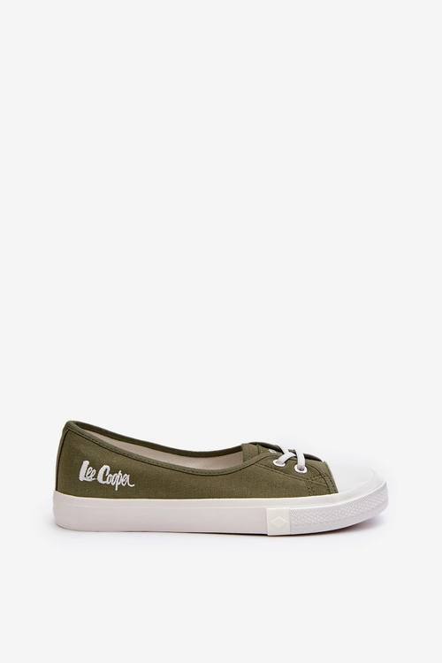 Tenisówki Trampki Damskie Lee Cooper LCW-24-31-2729 Zielone