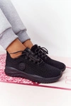 Damskie Sportowe Buty Memory Foam Big Star HH274298 Czarne