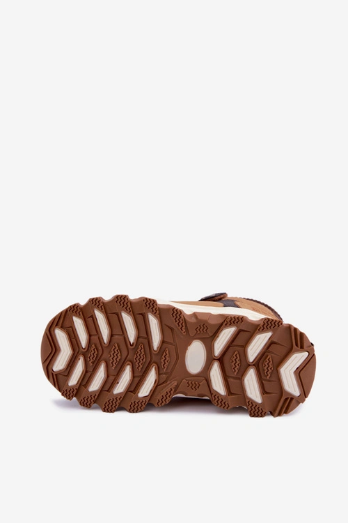 Ocieplane Trapery Dziecięce Na Rzep Big Star UU374005 Camel