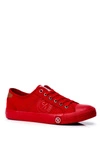 Trampki Męskie Cross Jeans Czerwone FF1R4056C