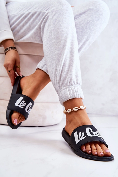 Damskie Klapki Lee Cooper LCW-22-42-1004 Czarne
